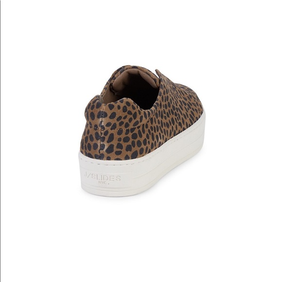 J/Slides Cheetah-Print Suede Sneakers - Picture 2 of 5